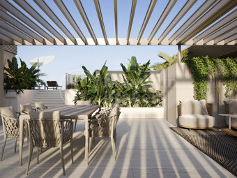 Penthouse Melkhart – Duplextakvåning med Panoramautsikt över Havet i Estepona
