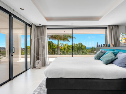 Villa Eagle Luxury Six-Bedroom Villa med Panoramic Sea & Golf Views