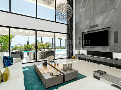 Villa Eagle Luxury Six-Bedroom Villa med Panoramic Sea & Golf Views