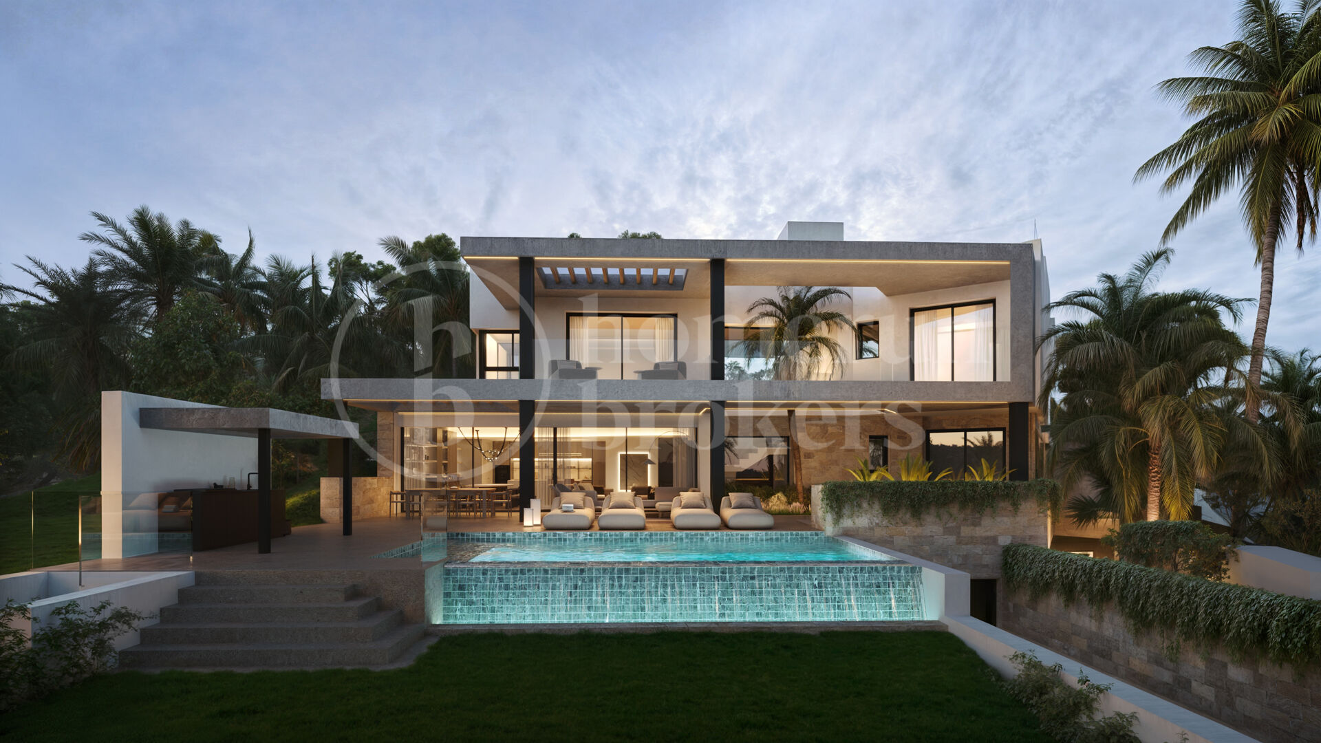 Villa Villa Villa Villa Villa Noura Sky - Moden lyxvilla i Marbella Golden MIle