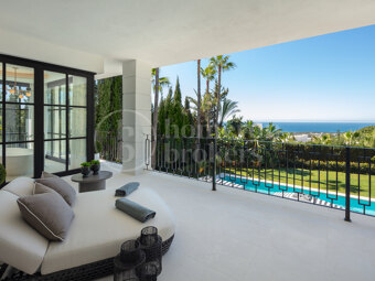 Villa Marusha - Villa med havsutsikt i Sierra Blanca Marbella