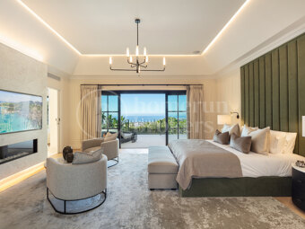 Villa Marusha - Villa med havsutsikt i Sierra Blanca Marbella