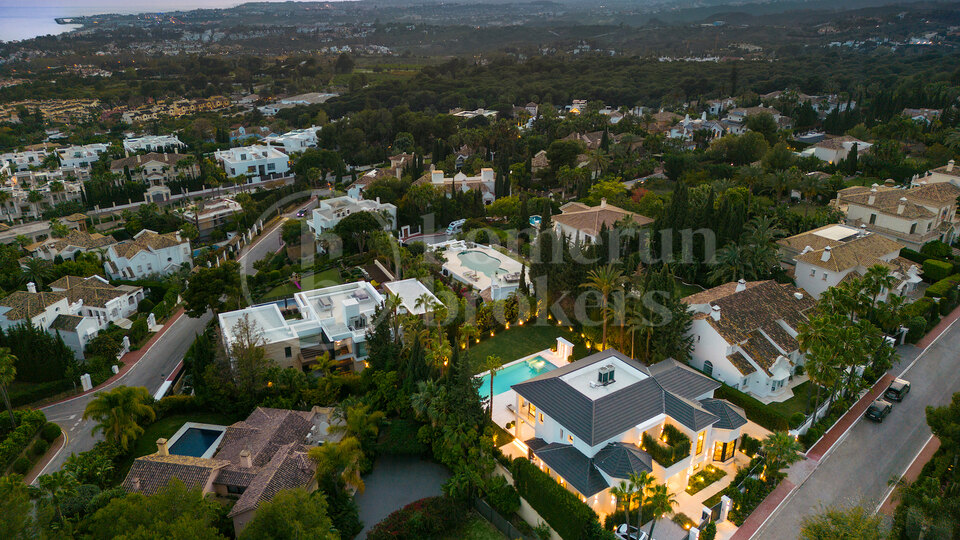 Villa Marusha - Villa med havsutsikt i Sierra Blanca Marbella