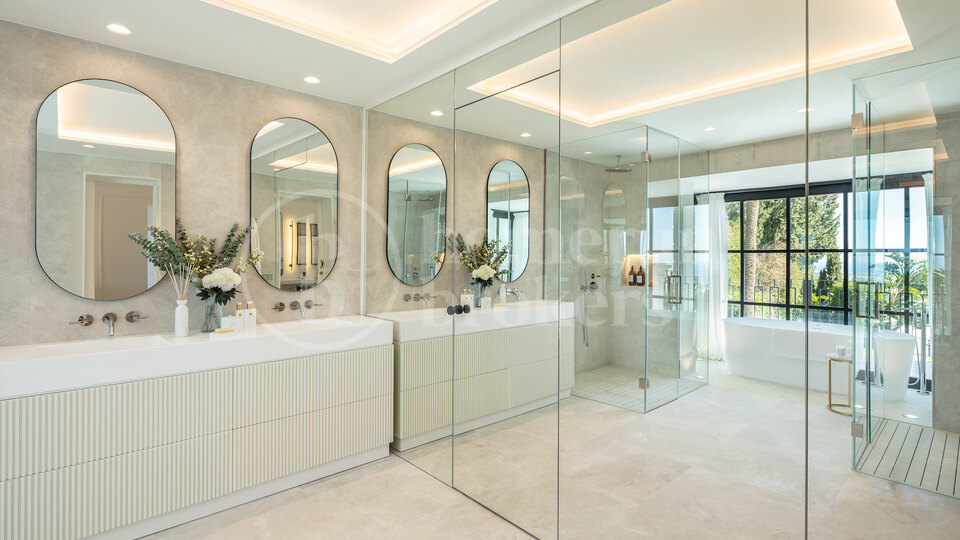 Villa Marusha - Villa med havsutsikt i Sierra Blanca Marbella