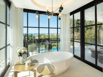 Villa Marusha - Villa med havsutsikt i Sierra Blanca Marbella