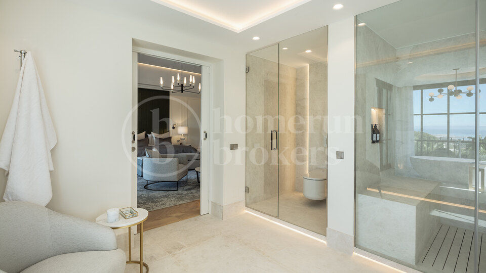 Villa Marusha - Villa med havsutsikt i Sierra Blanca Marbella