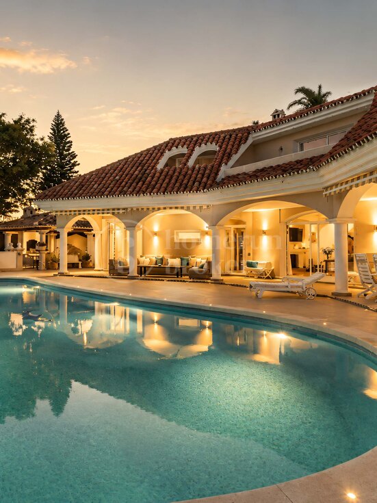 Villa El Herrojo - Lyxvilla med 6 sovrum för uthyrning och panoramautsikt över havet