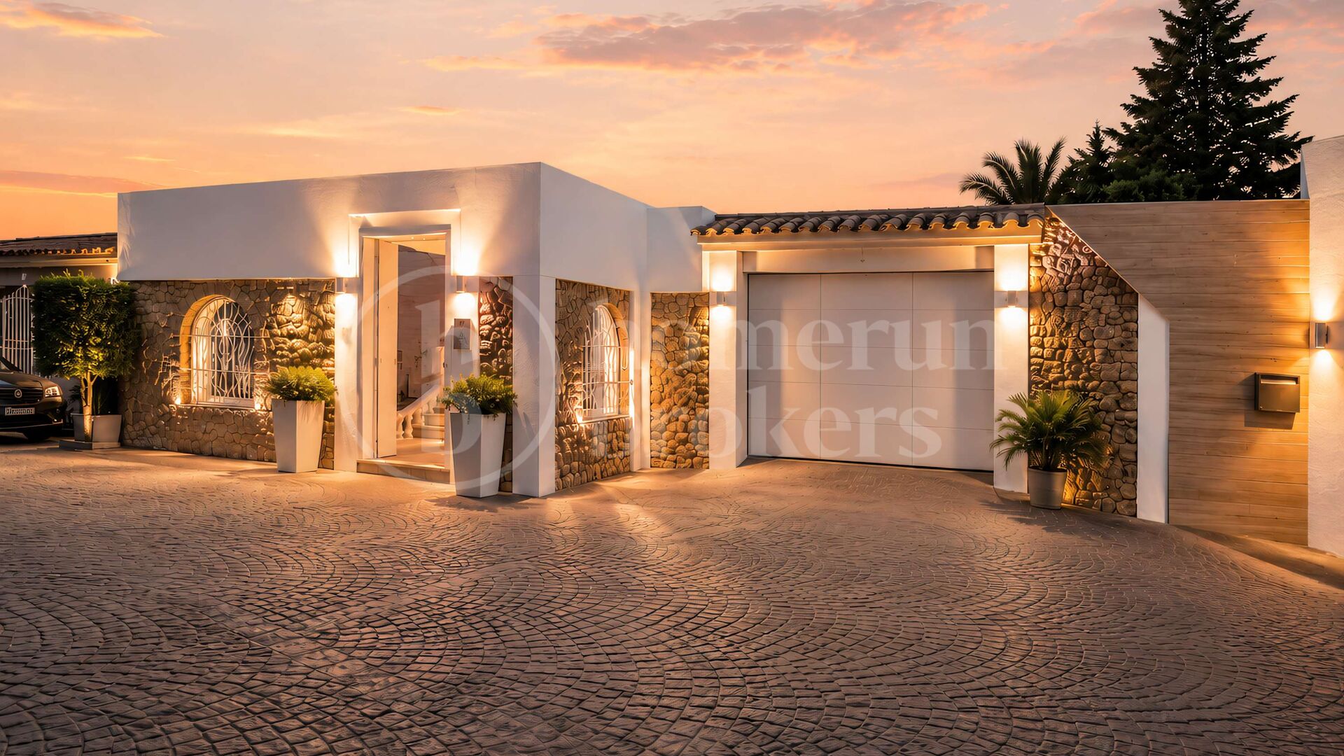 Villa El Herrojo - Lyxvilla med 6 sovrum för uthyrning och panoramautsikt över havet