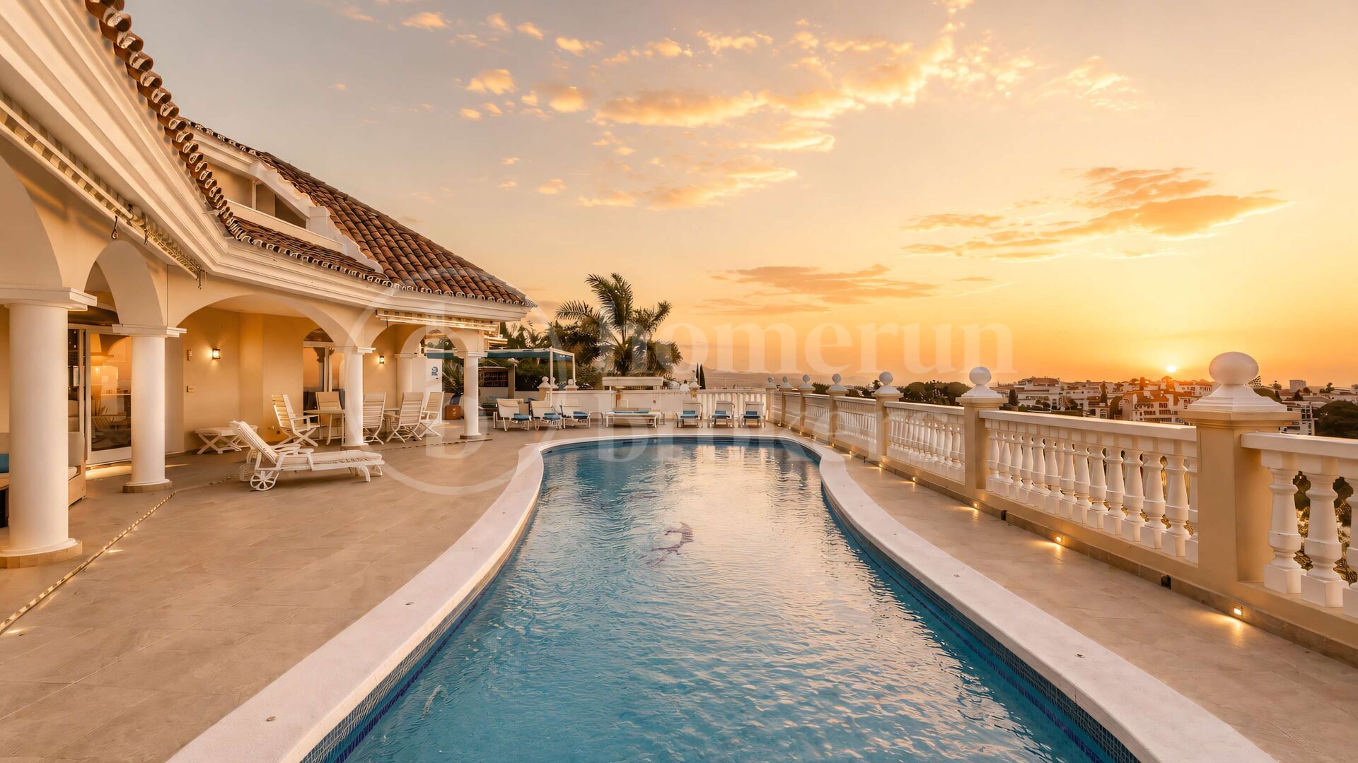 Villa El Herrojo - Lyxvilla med 6 sovrum för uthyrning och panoramautsikt över havet