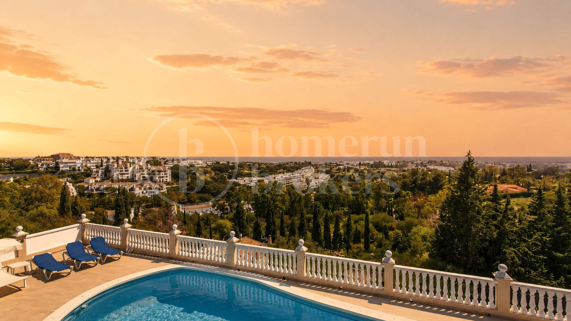 Villa El Herrojo - Lyxvilla med 6 sovrum för uthyrning och panoramautsikt över havet