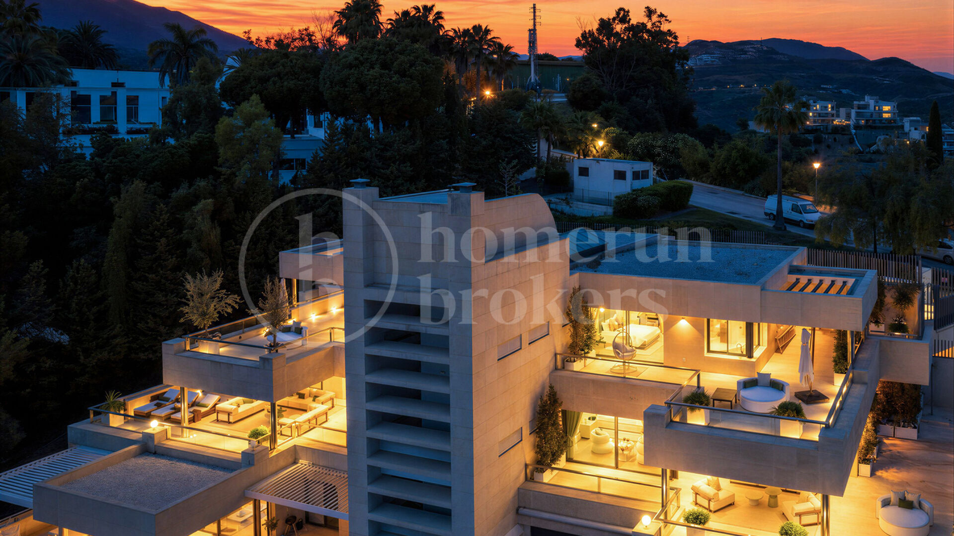 Penthouse Feroz – Lyxig duplex-penthouse med panoramautsikt över havet