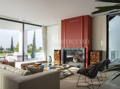 9-Bedroom Luxury Villa with Panoramic Sea Views in Estepona East