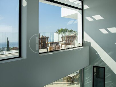 9-Bedroom Luxury Villa with Panoramic Sea Views in Estepona East