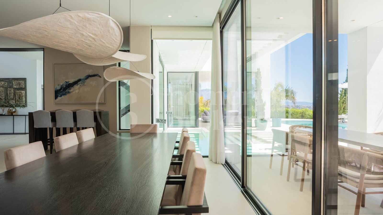 9-Bedroom Luxury Villa with Panoramic Sea Views in Estepona East