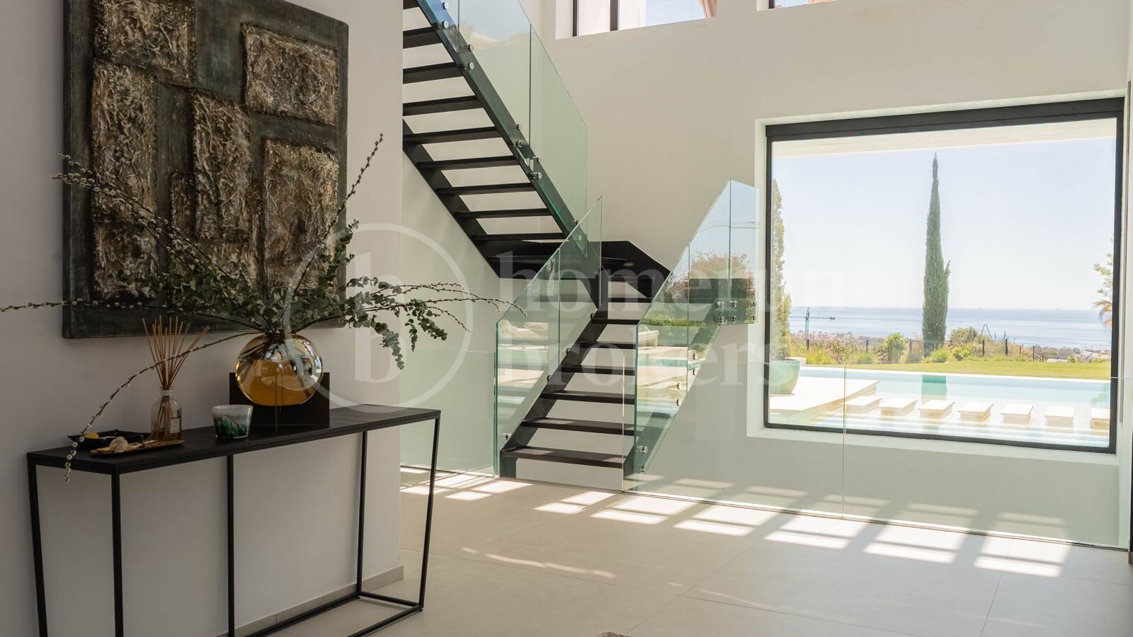9-Bedroom Luxury Villa with Panoramic Sea Views in Estepona East