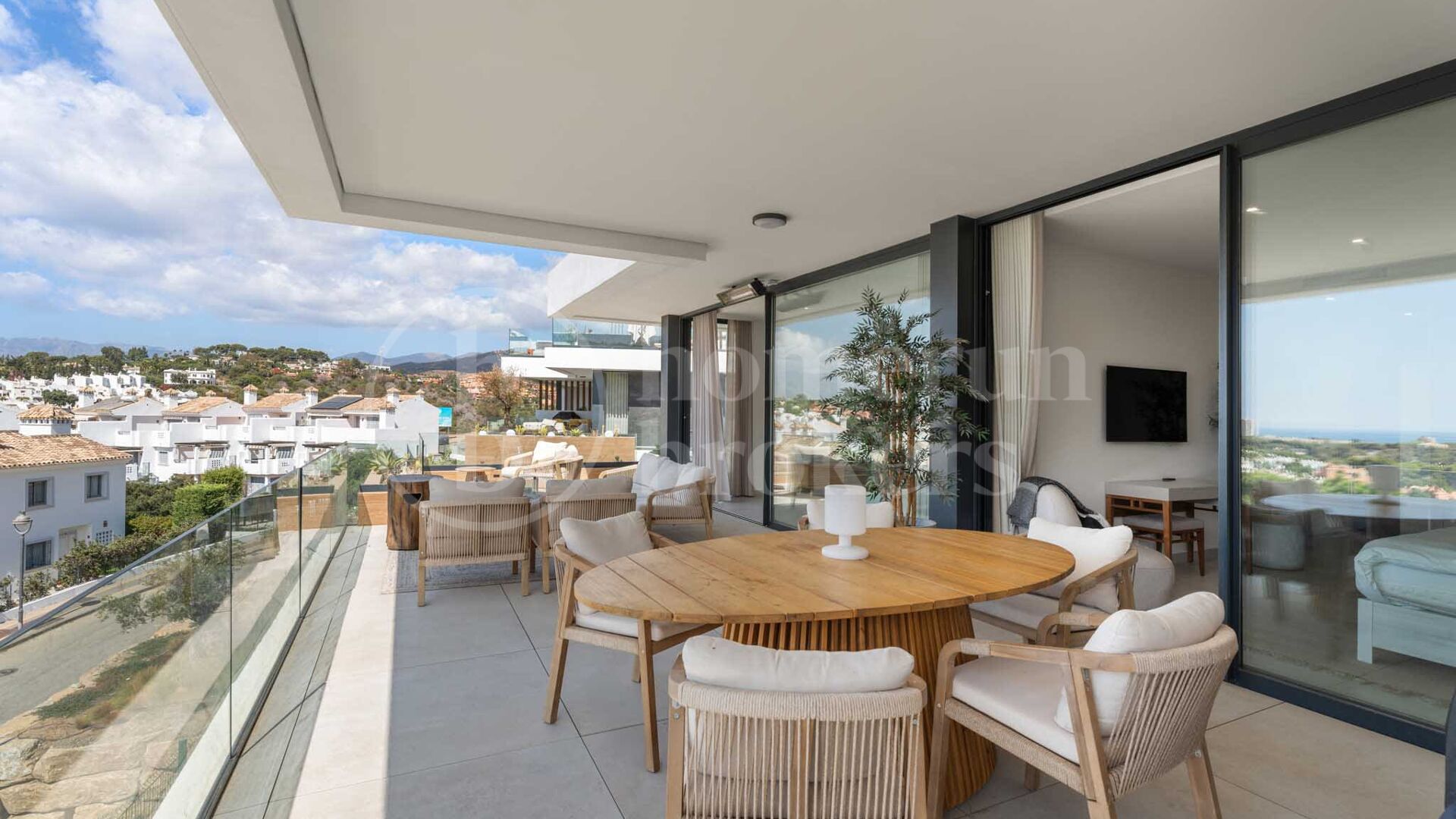 Luxury Duplex Penthouse with Private Rooftop Pool & Sea Views