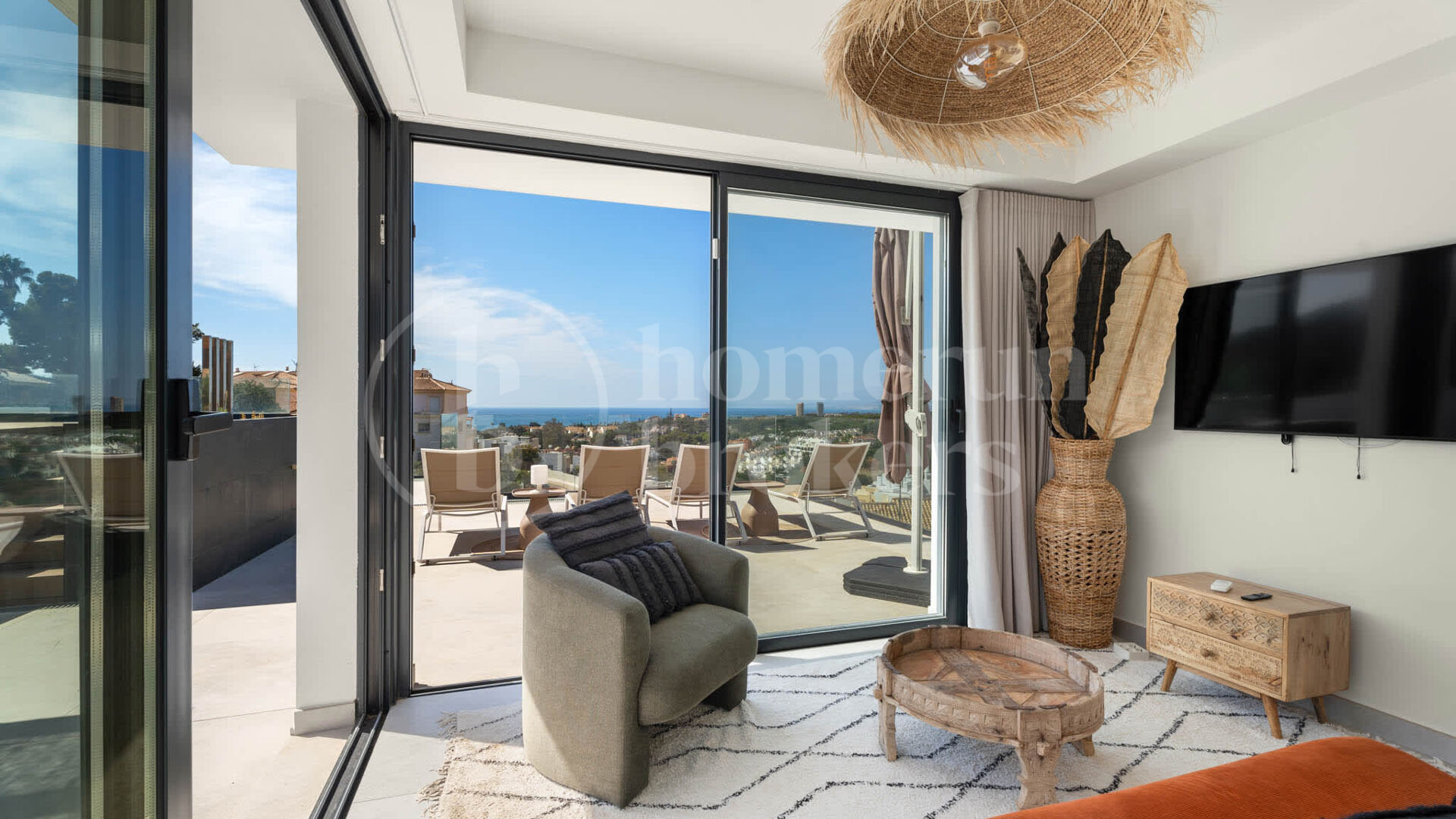 Luxury Duplex Penthouse with Private Rooftop Pool & Sea Views