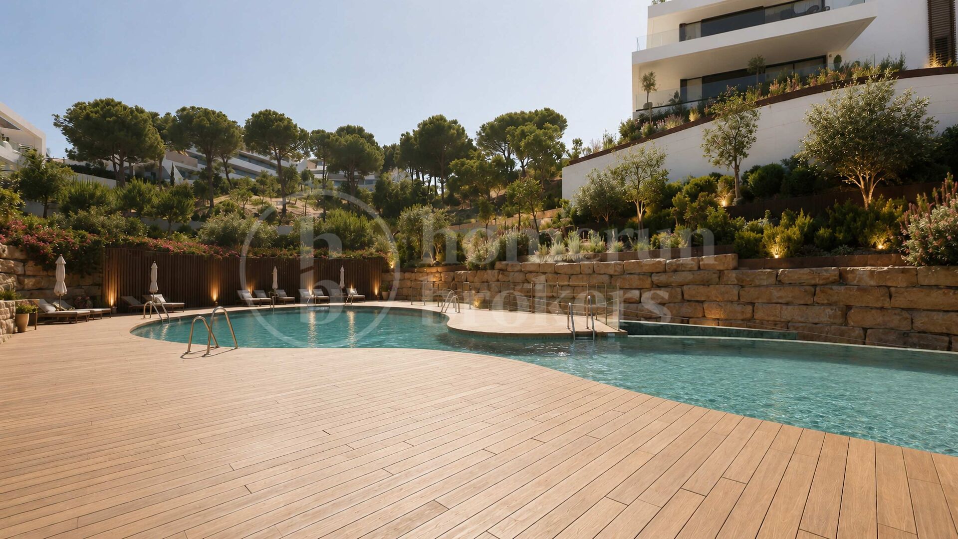 Luxury Duplex Penthouse with Private Rooftop Pool & Sea Views
