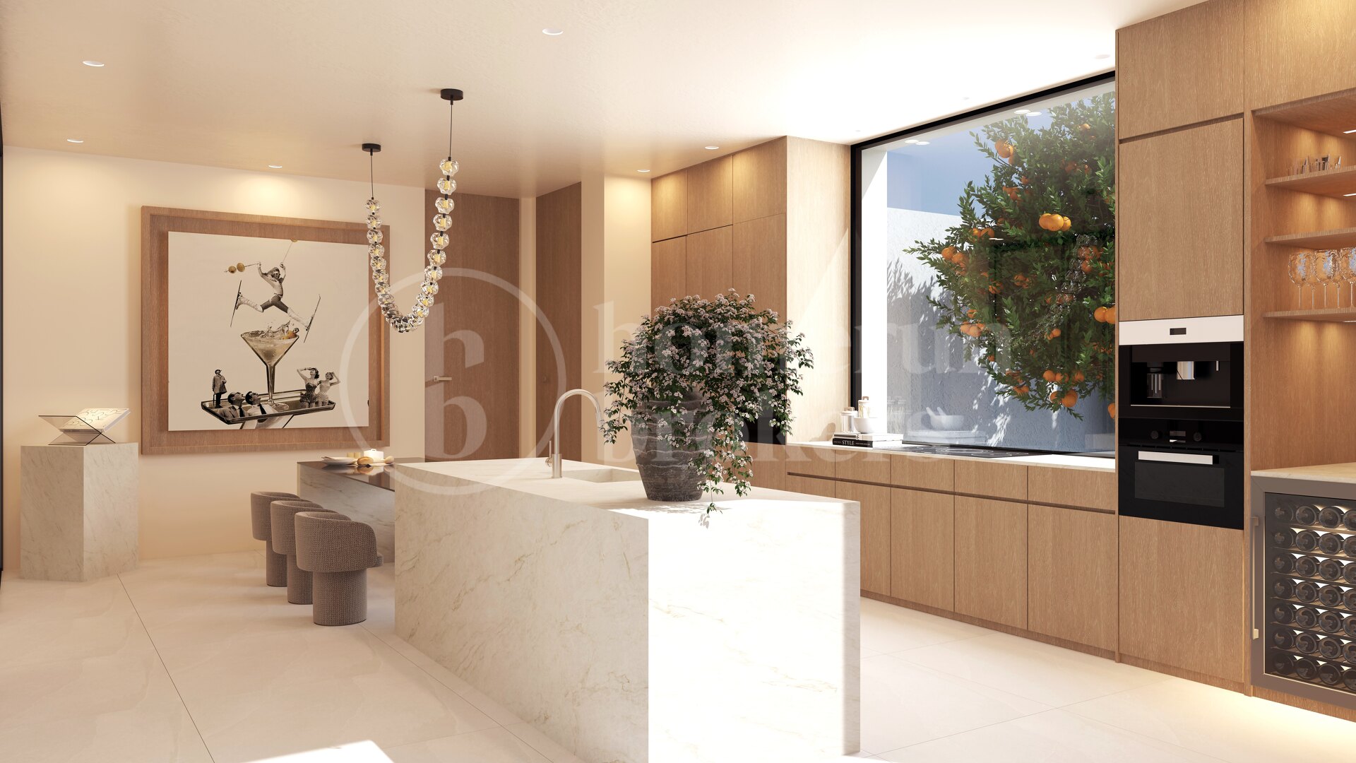 Villa Ocean Eleven – Modern villa med 4 sovrum i Bel-Air