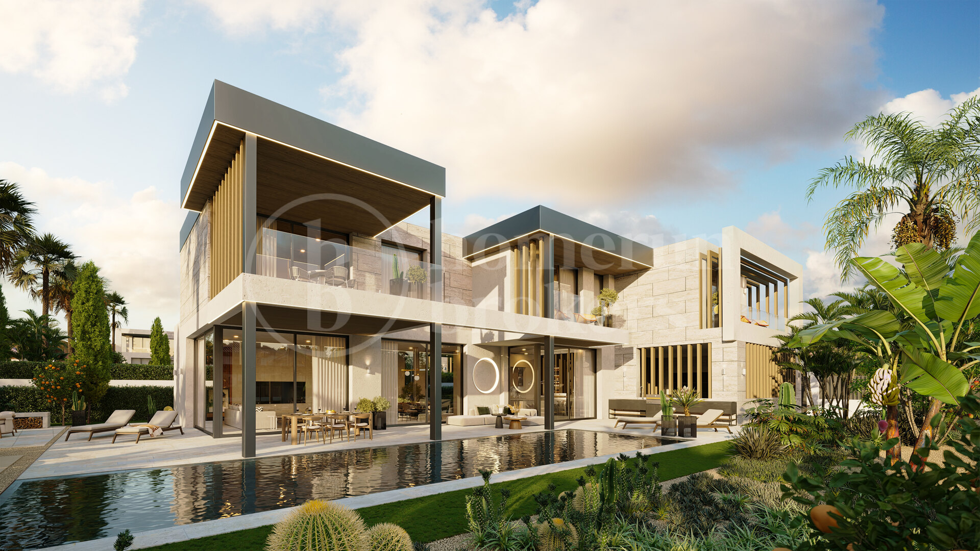 Villa Ocean Eleven – Modern villa med 4 sovrum i Bel-Air