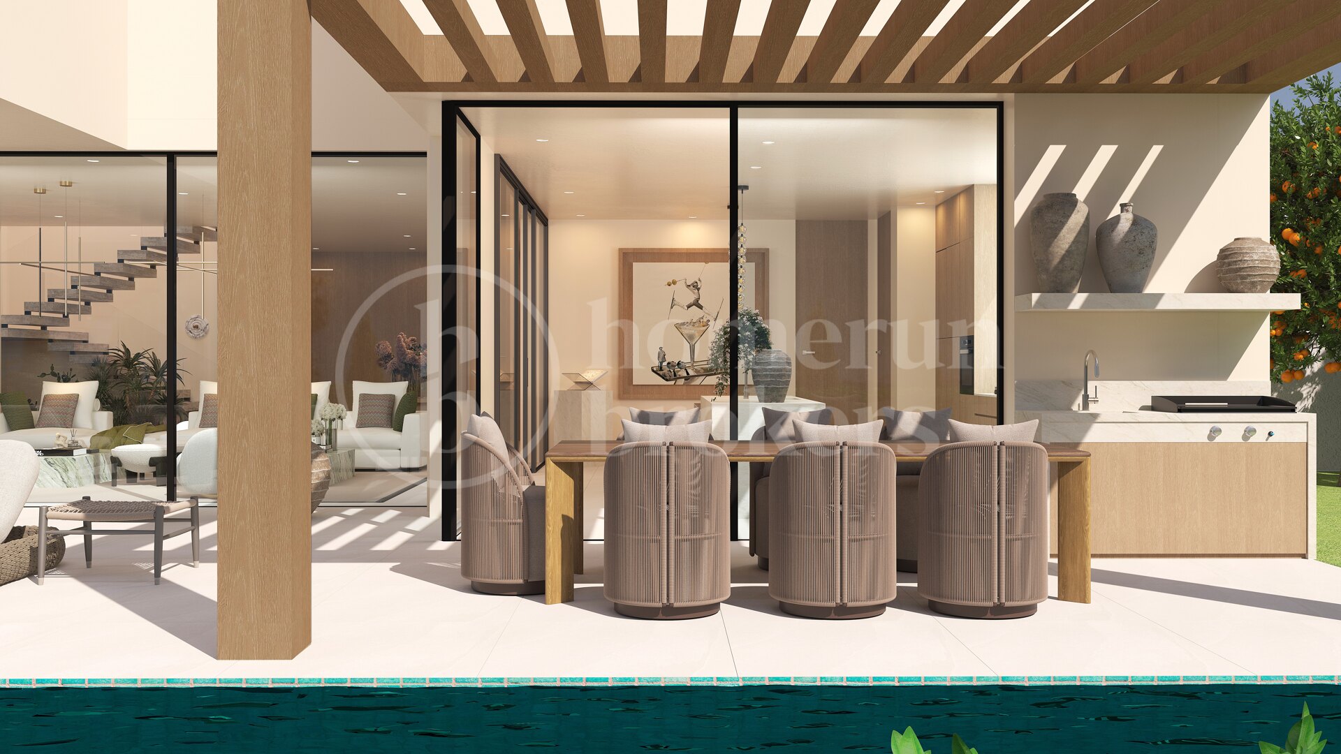 Villa Ocean Eleven – Modern villa med 4 sovrum i Bel-Air
