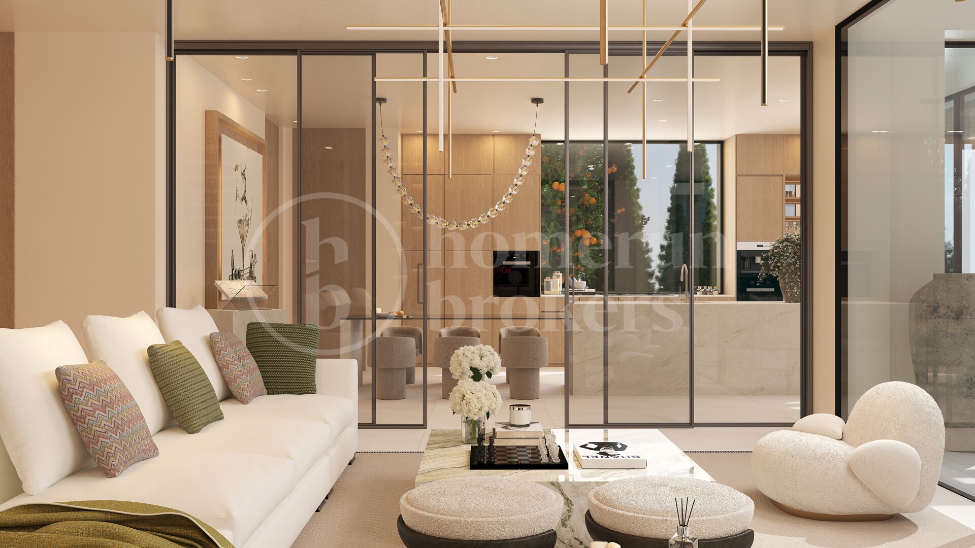 Villa Ocean Eleven – Modern villa med 4 sovrum i Bel-Air