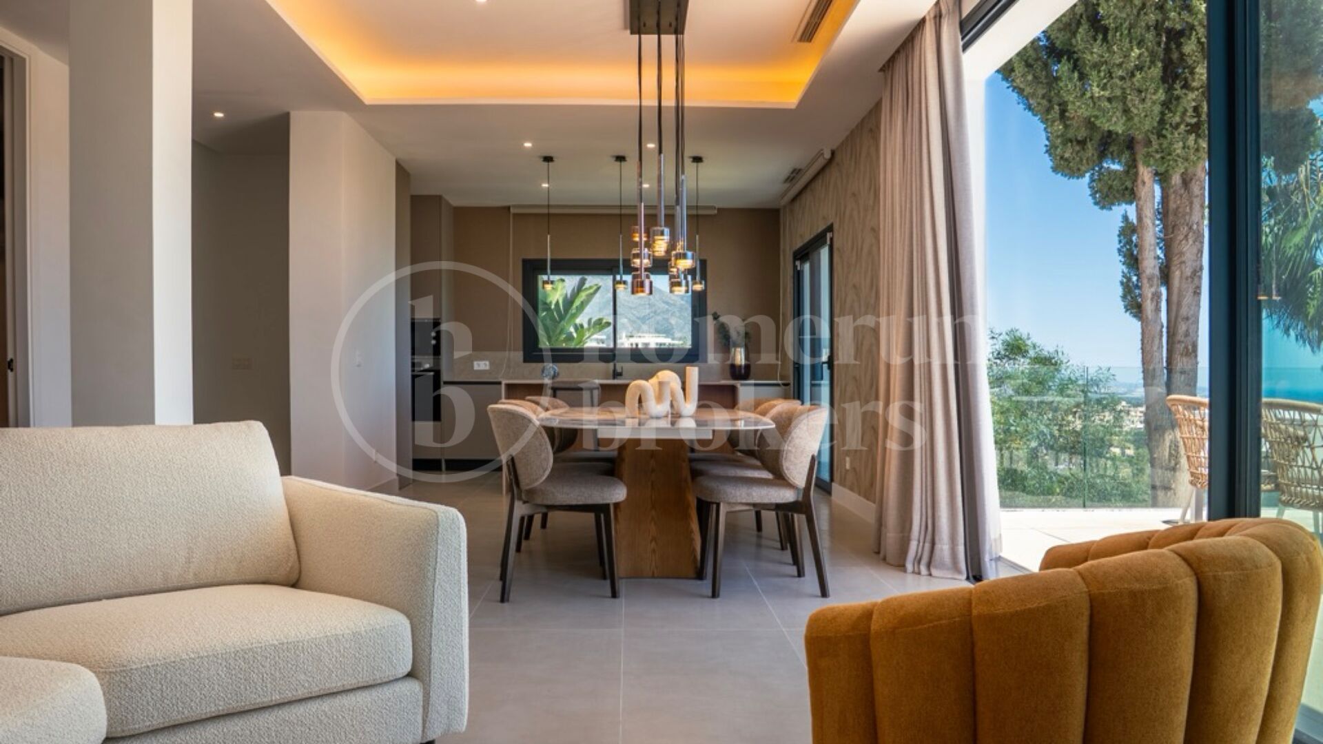 Villa Valmaris - Modern Andalusian Villa with Panoramic Golf and Sea Views