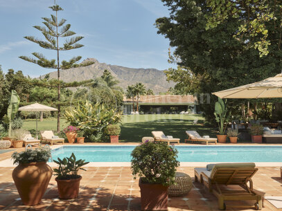 Luxury Marbella Villa with Private Pool, Padel Court & Steps from Puente Romano