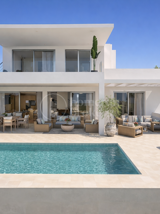 Villa Oceana - Modern beach villa med pool och havsutsikt
