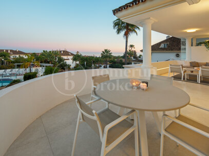 Monte Paraiso 2F - 3 säng duplex takvåning med havsutsikt Marbella
