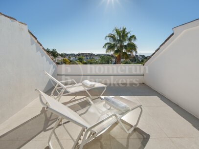 Monte Paraiso 2F - 3 säng duplex takvåning med havsutsikt Marbella