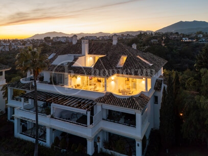 Monte Paraiso 2F - 3 säng duplex takvåning med havsutsikt Marbella