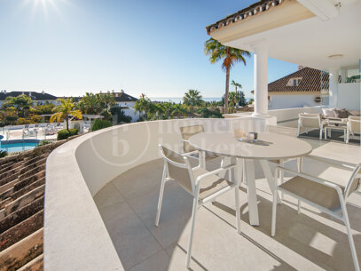 Monte Paraiso 2F - 3 säng duplex takvåning med havsutsikt Marbella