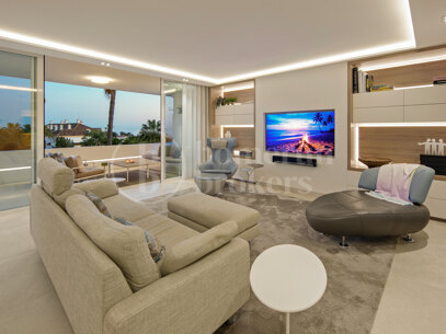 Monte Paraiso 2F - 3 säng duplex takvåning med havsutsikt Marbella