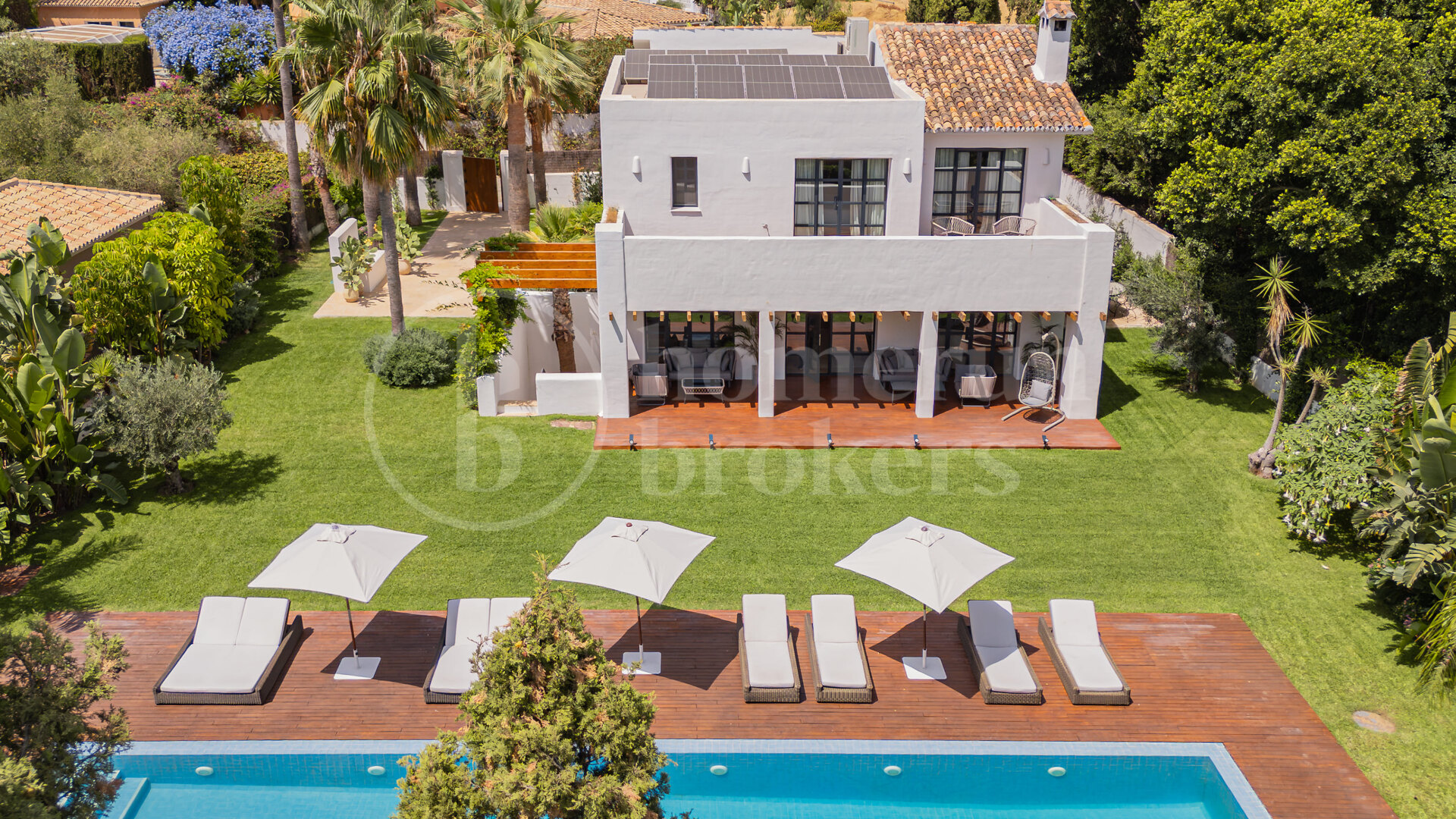 Renoverad andalusisk villa nära Marbellas Golden Mile