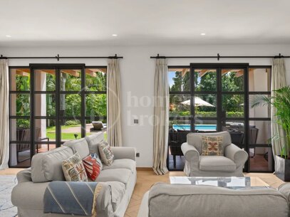 Renoverad andalusisk villa nära Marbellas Golden Mile