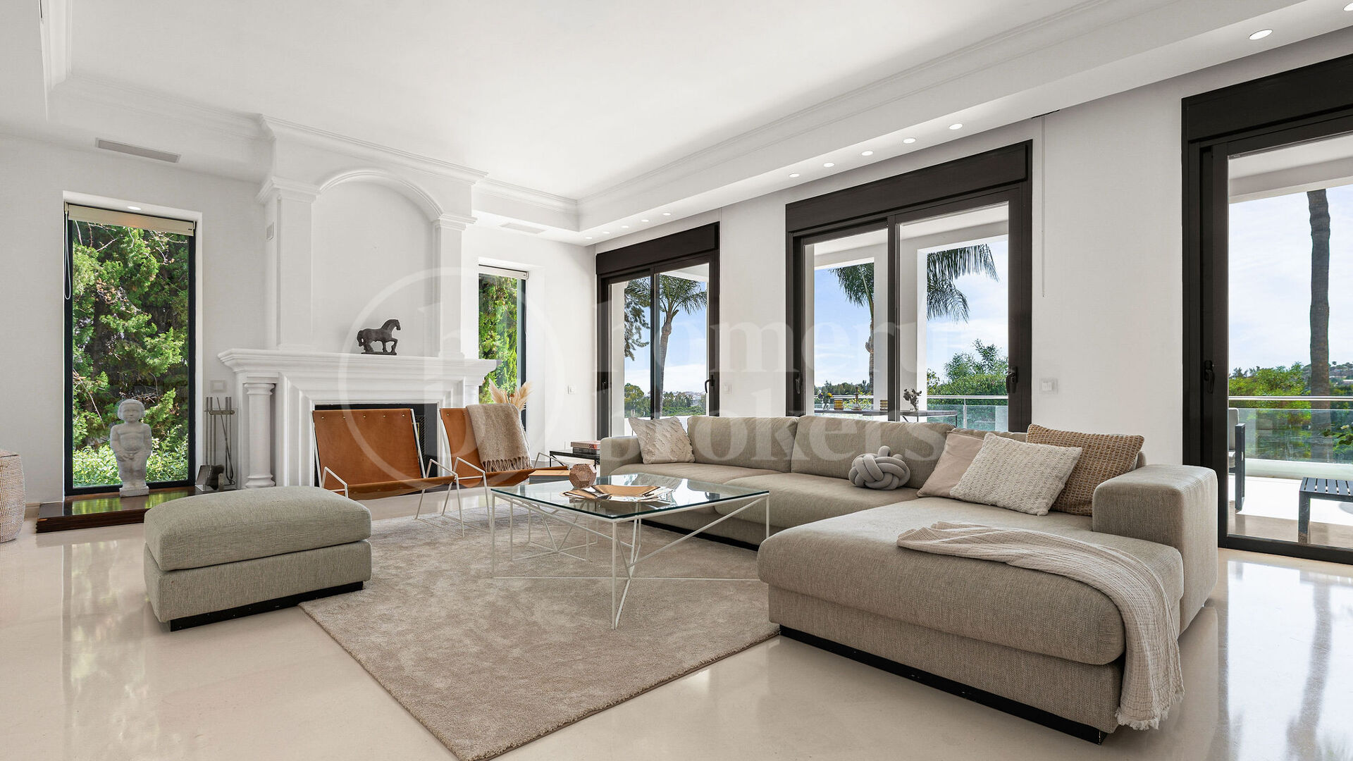 Villa Orion - Lyxvilla med 5 Sovrum i Första Linjen mot Golfbanan i Marbella