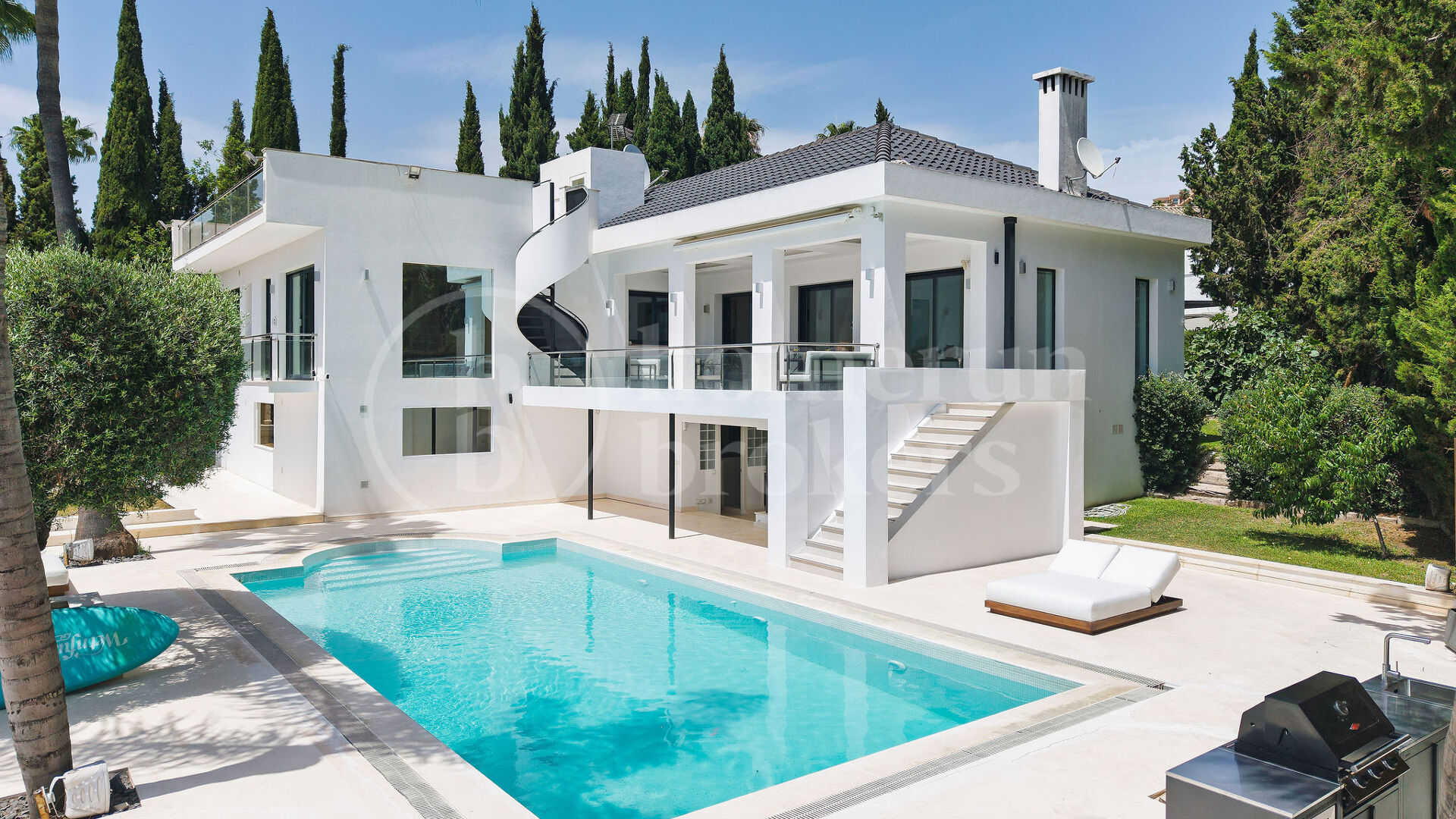 Villa Orion - Lyxvilla med 5 Sovrum i Första Linjen mot Golfbanan i Marbella