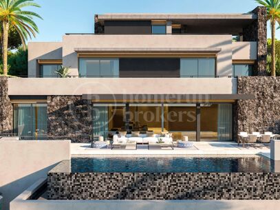 Villa Cascada - Modern Villa till salu i El Rosario, Marbella East med panoramautsikt över havet