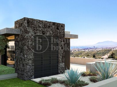 Villa Cascada - Modern Villa till salu i El Rosario, Marbella East med panoramautsikt över havet
