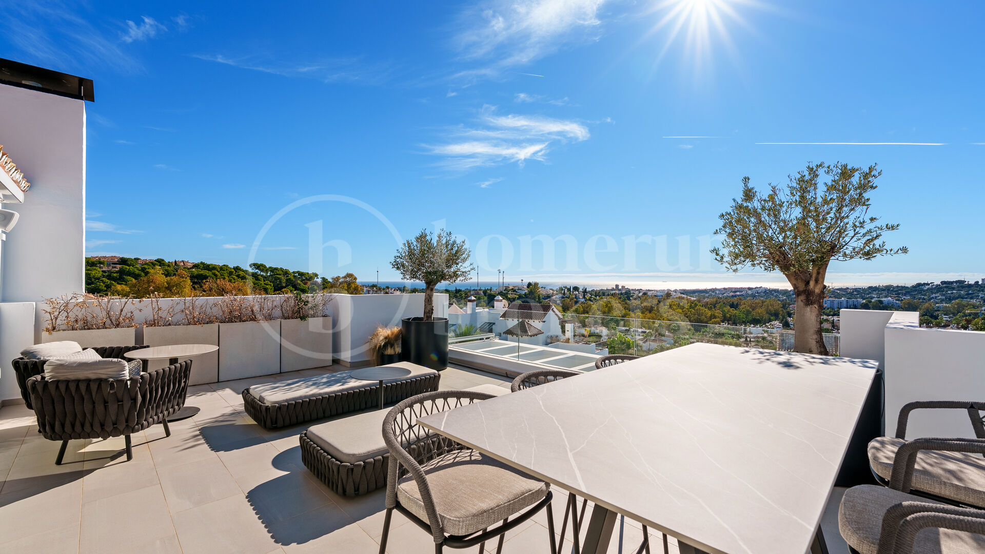 Penthouse Nine Lions - lyx Duplex Penthouse med havsutsikt