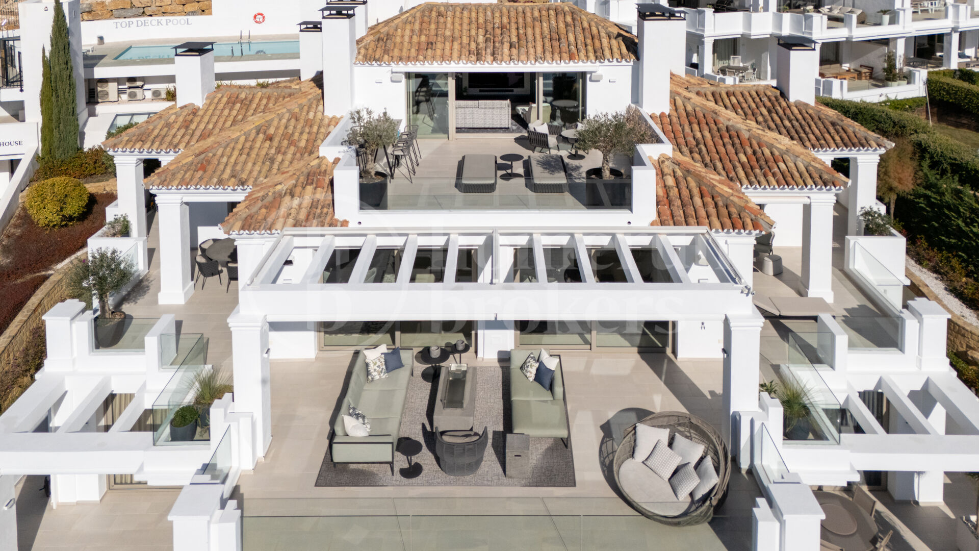 Penthouse Nine Lions - lyx Duplex Penthouse med havsutsikt