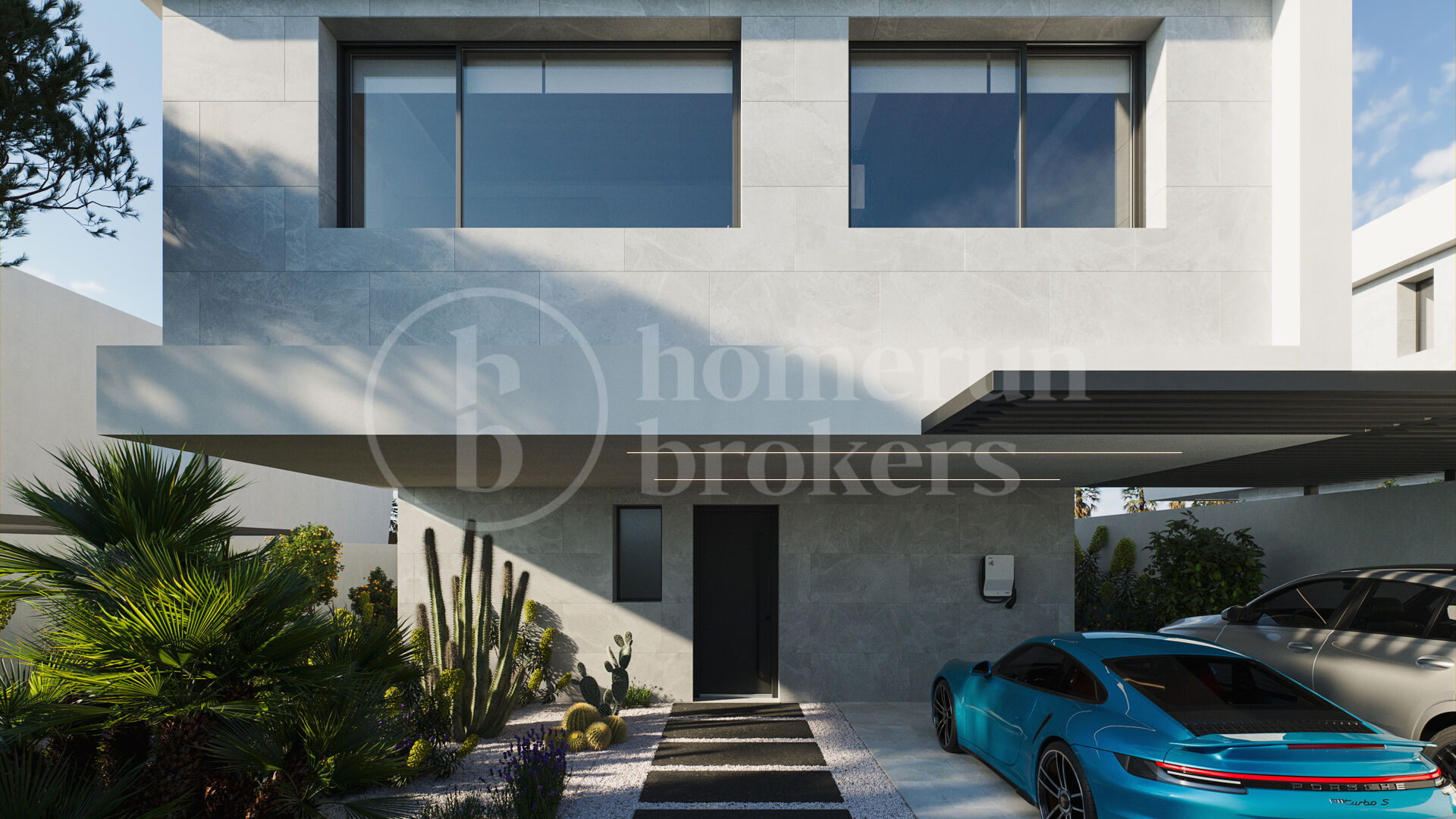 Villa Petra III- Turnkey Villa steg bort från stranden i San Pedro