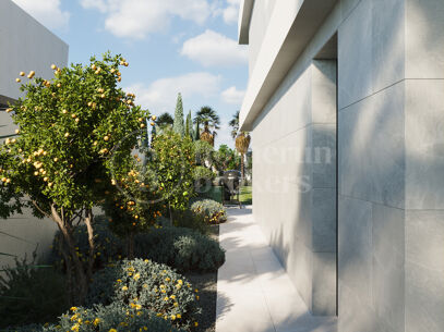 Villa Petra III- Turnkey Villa steg bort från stranden i San Pedro