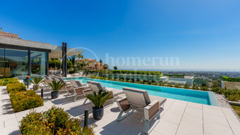 Hills tolv - lyx 7 sovrum samtida Villa La Quinta