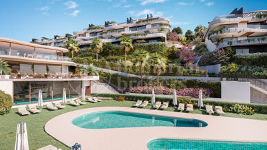 Lägenhet Zew - Rymlig 3-Bedroom Duplex Ground Floor Lägenhet med privat trädgård i Elviria West