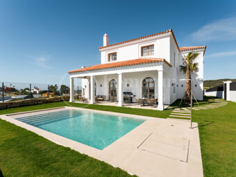 Villa Montilla - Brand New Modern 4 sovrum med havsutsikt Estepona