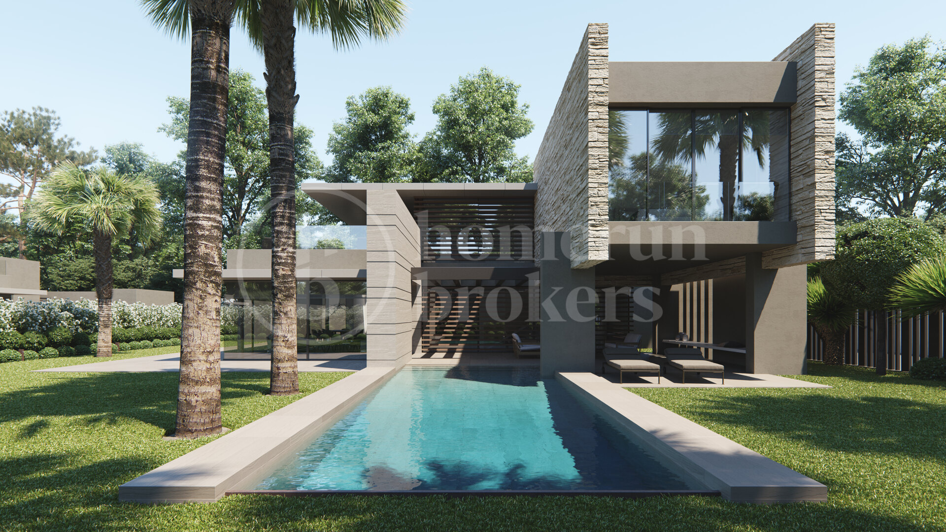 Paviljonger 1 - Ny Modern Villa i Cortijo Blanco, San Pedro Strandsida