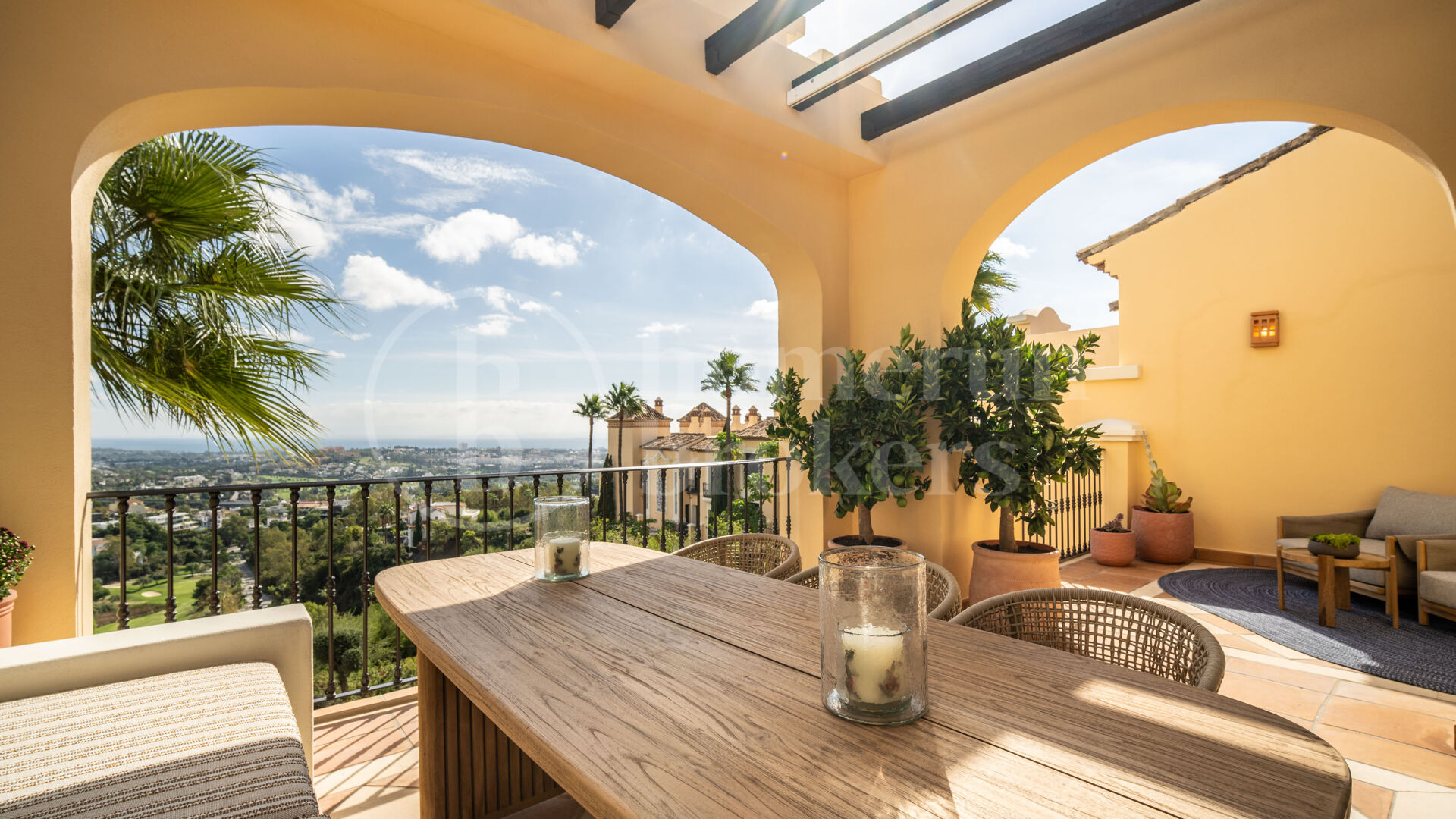Penthouse Buenavista - med panoramautsikt i La Quinta, Benahavis