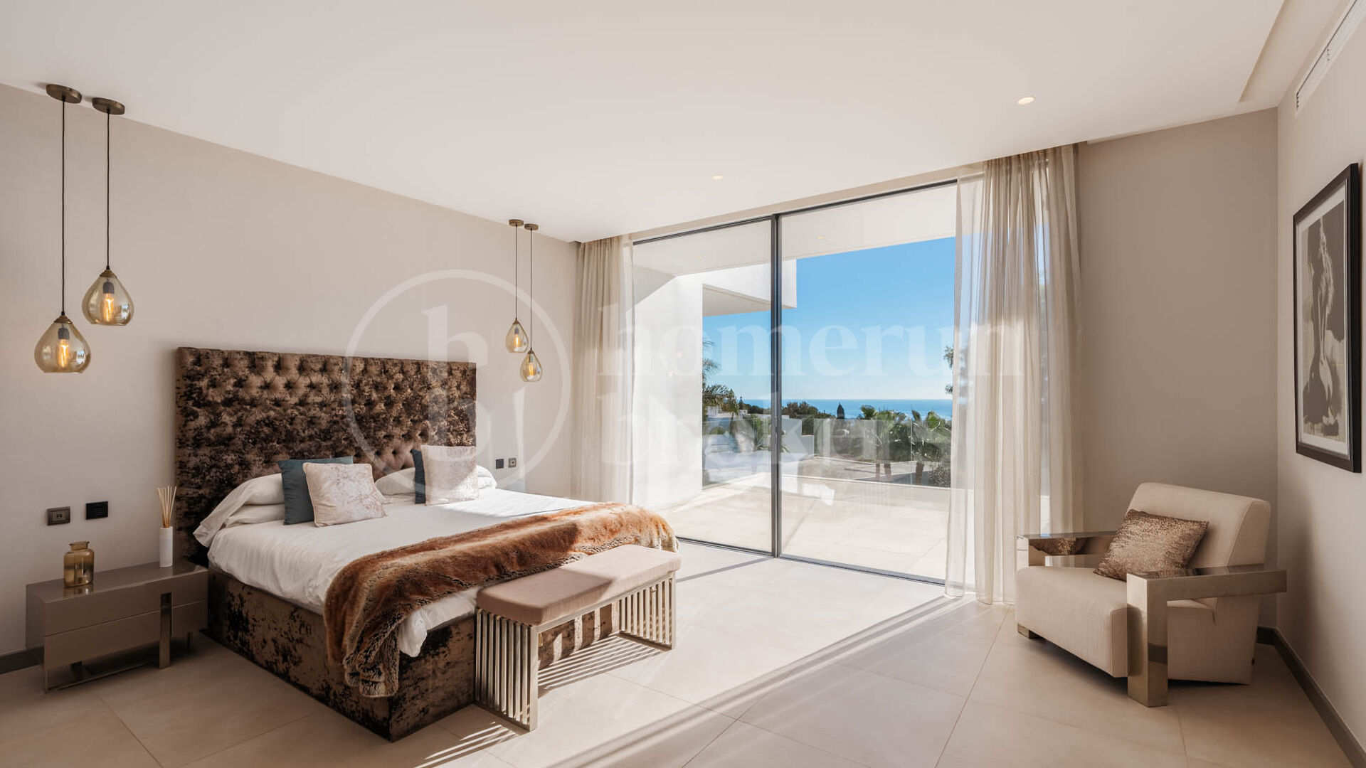 Villa Ciervo - Elegant Mästerverk med Havsutsikt i El Madroñal